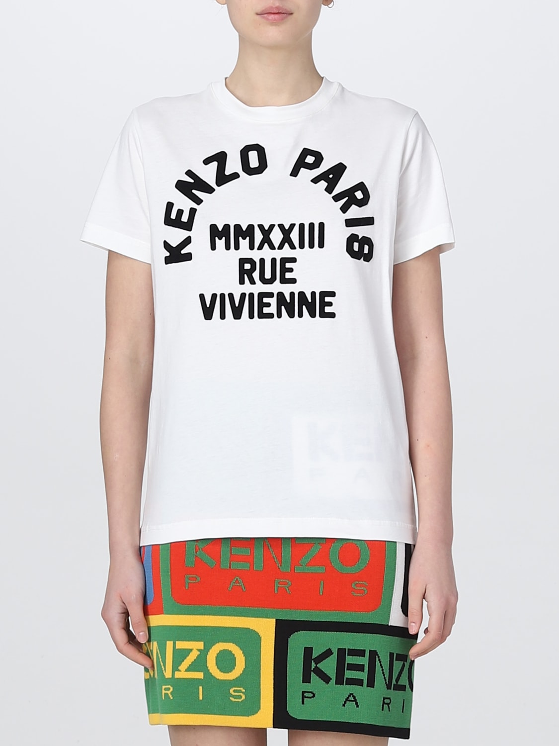 KENZO: for woman - White | Kenzo t-shirt FD52TS0424SO online on GIGLIO.COM