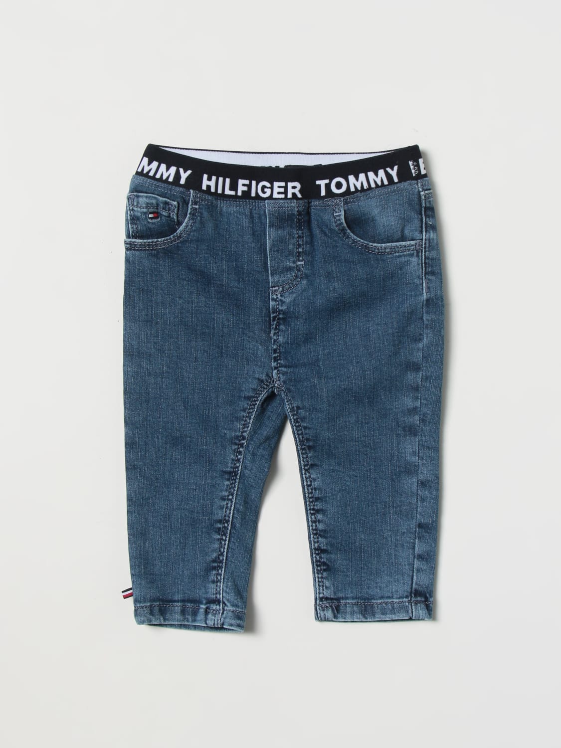 explosie speelgoed Voldoen TOMMY HILFIGER: jeans for baby - Denim | Tommy Hilfiger jeans KN0KN01579  online on GIGLIO.COM