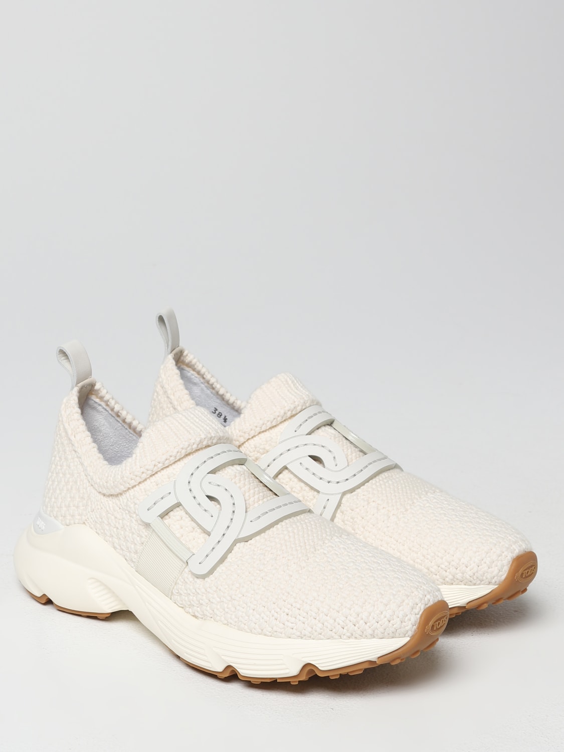 faktureres kalender legeplads TOD'S: sneakers for woman - Cream | Tod's sneakers XXW54C0EM62RFK online on  GIGLIO.COM