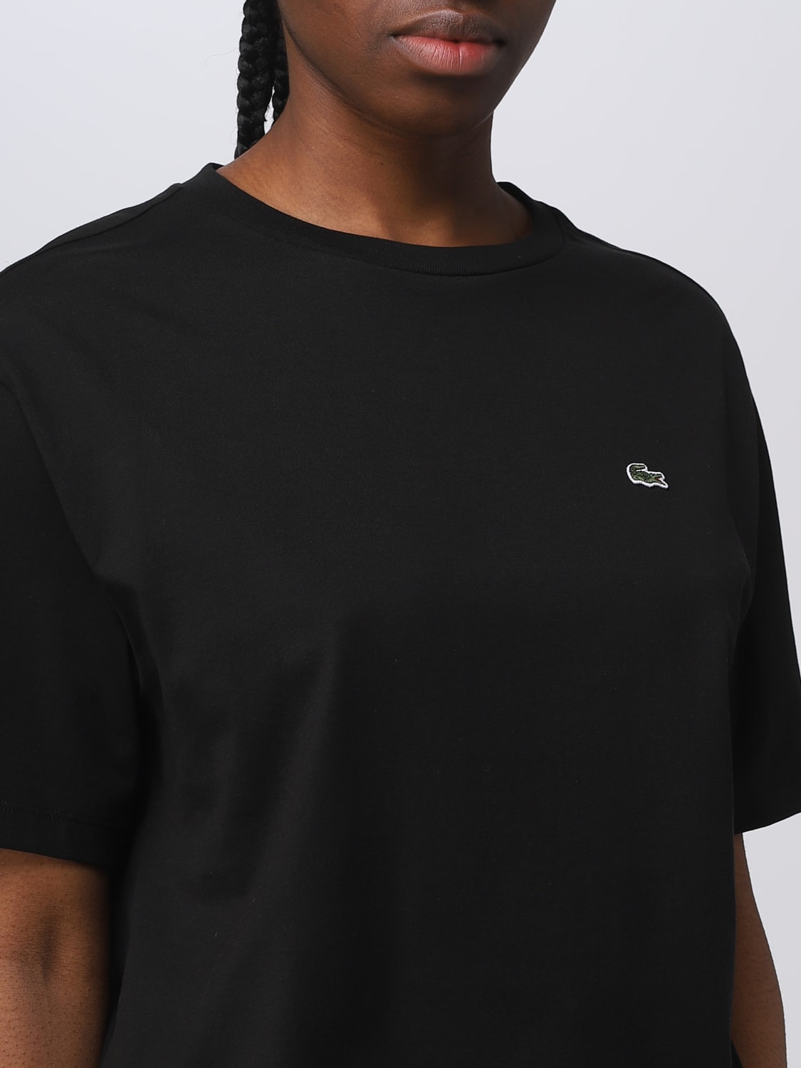 LACOSTE: t-shirt for woman - Black | Lacoste t-shirt TF5441 online on