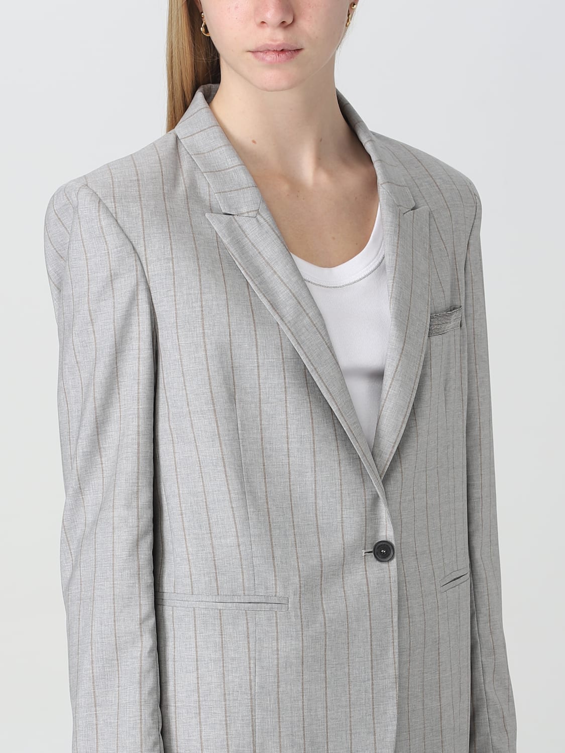 FABIANA FILIPPI: jacket for woman - Grey | Fabiana Filippi jacket