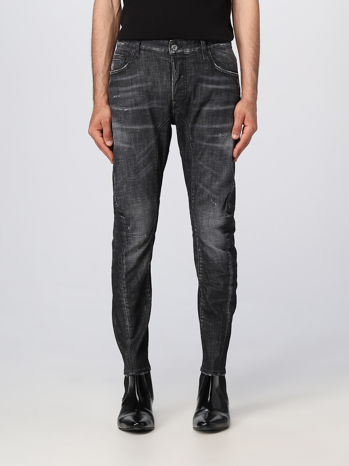 DSQUARED2: denim jeans - Black | Dsquared2 jeans S71LB1140S30357 online ...