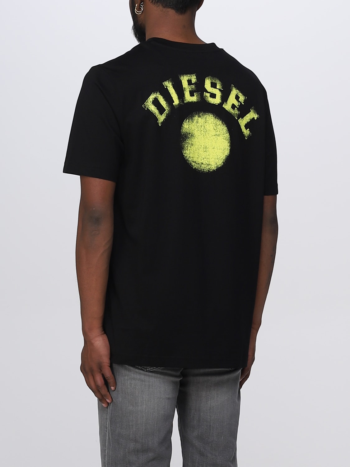 DIESEL：Tシャツ メンズ - ブラック | GIGLIO.COMオンラインのDiesel T
