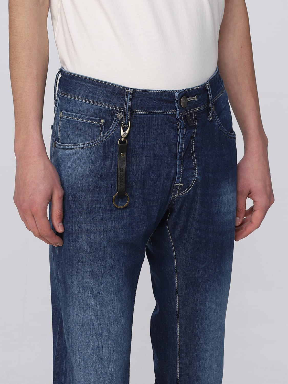 INCOTEX: jeans for man Blue | jeans BDPS000200517W2 online on GIGLIO.COM