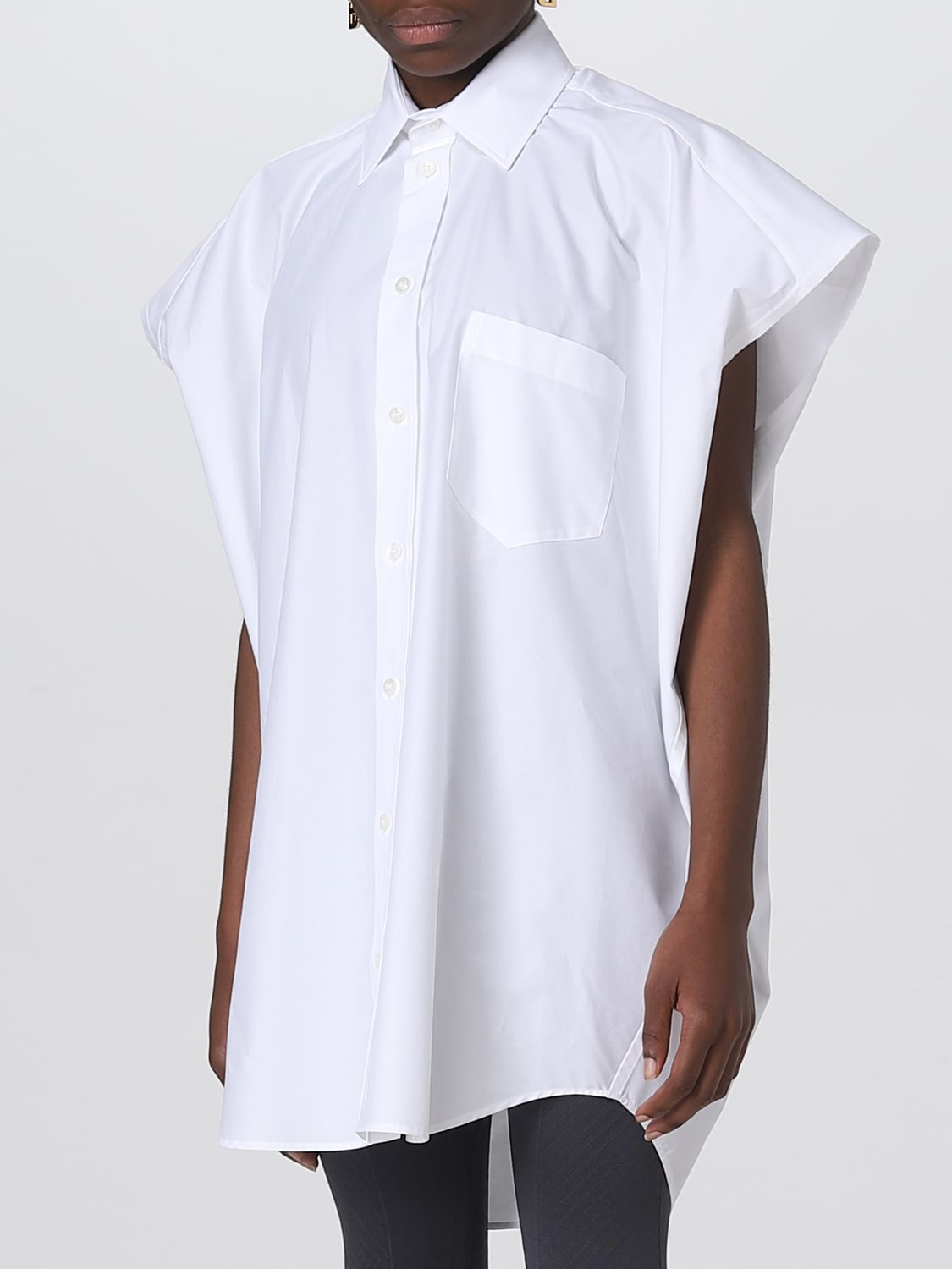 Camicia Balenciaga: Camicia Balenciaga in cotone bianco 2