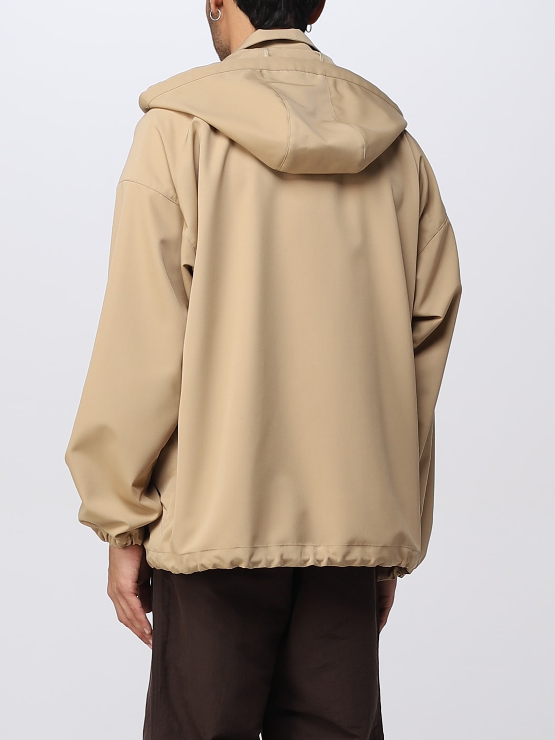 AURALEE: jacket for man - Beige | Auralee jacket A23SB02WC online