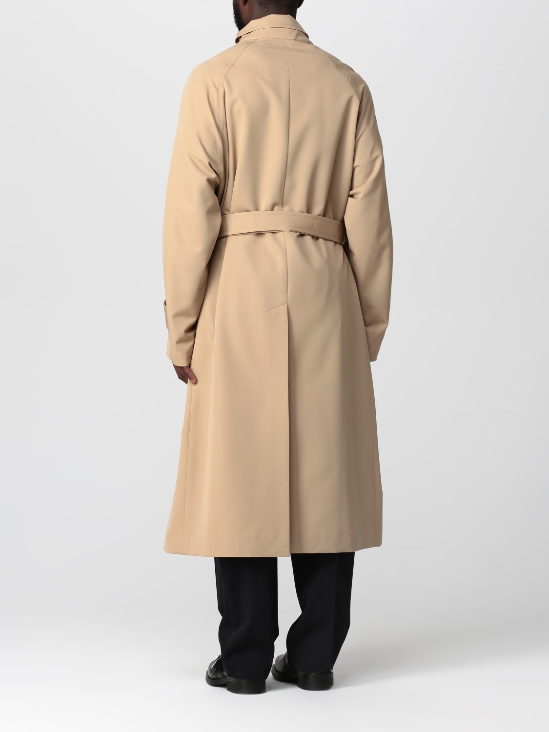 AURALEE: coat for man - Beige | Auralee coat A23SC01WC online on