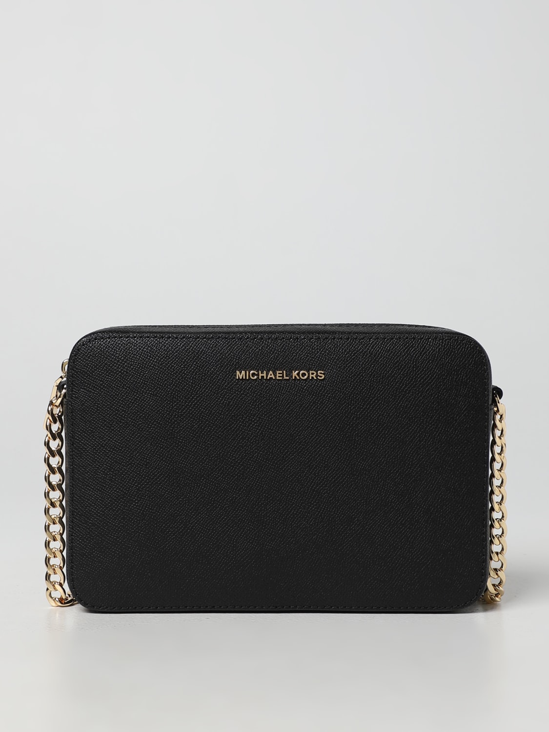 Michael Kors Outlet: Michael bag in leather - Black