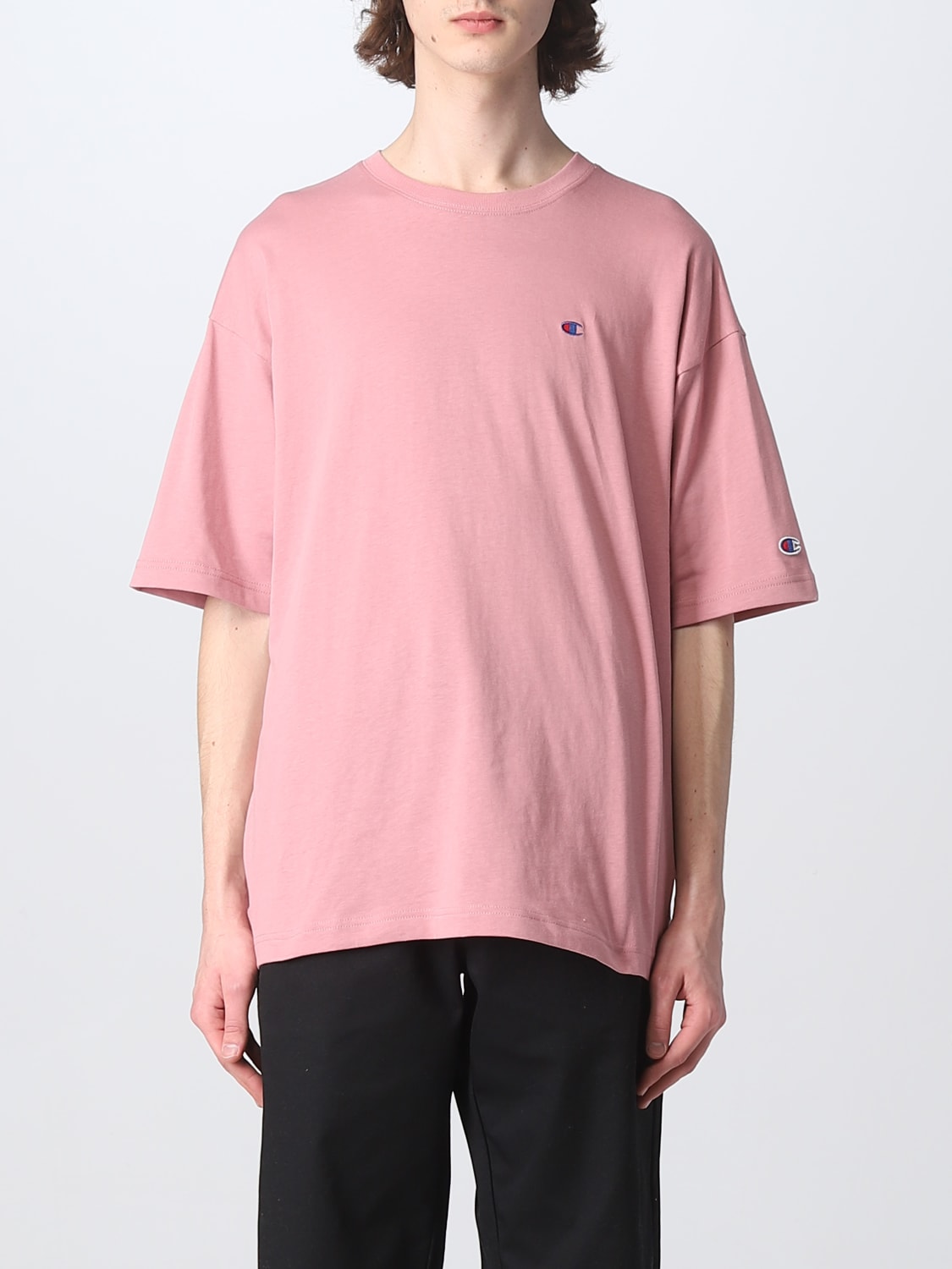 Jolly Verwoesten Aziatisch CHAMPION: t-shirt for man - Pink | Champion t-shirt 216548 online on  GIGLIO.COM