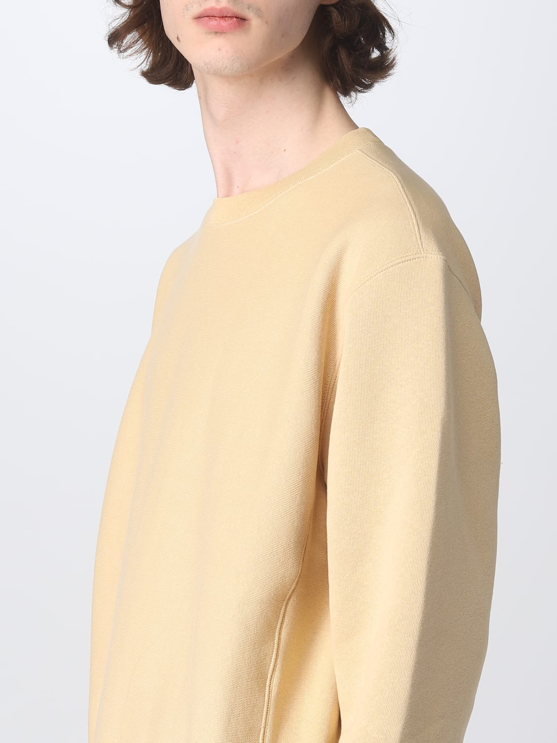CHAMPION: sweatshirt man - Yellow | Champion sweatshirt 218904 online on GIGLIO.COM