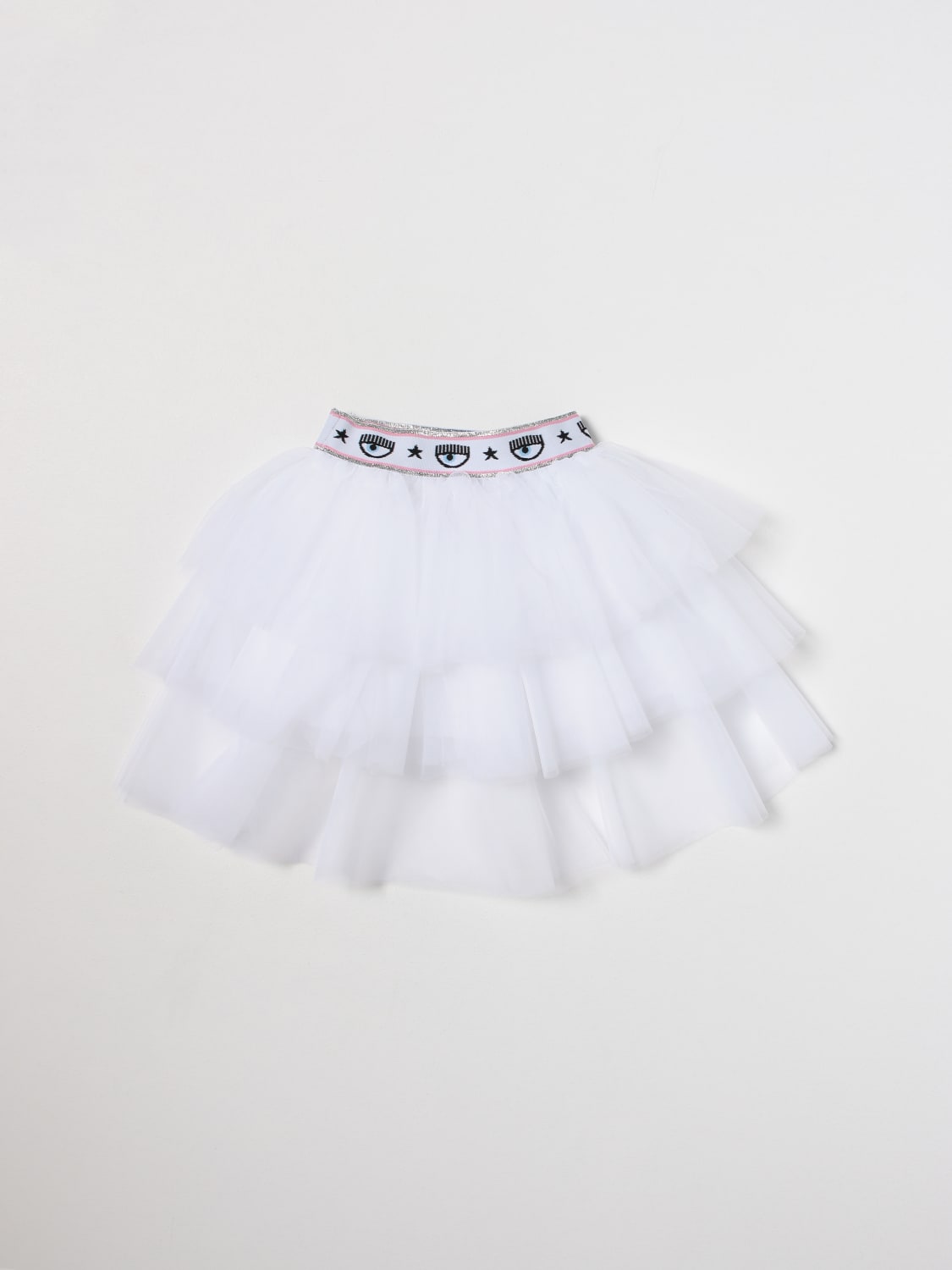 Skirt Chiara Ferragni: Chiara Ferragni skirt for girls white 2