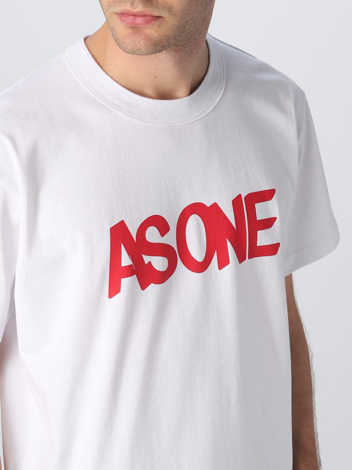 SACAI: t-shirt for man - White | Sacai t-shirt 230465S online at