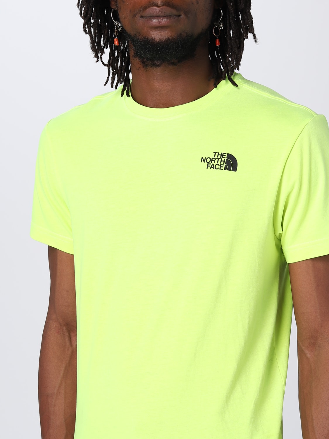 THE NORTH FACE: t-shirt for man - Green | The North Face t-shirt ...