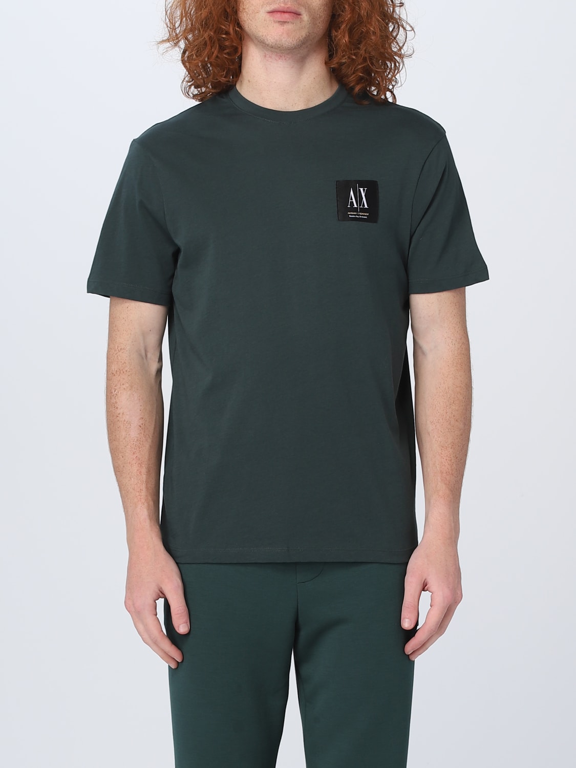 ARMANI EXCHANGE：Tシャツ メンズ - グリーン | GIGLIO.COMオンライン