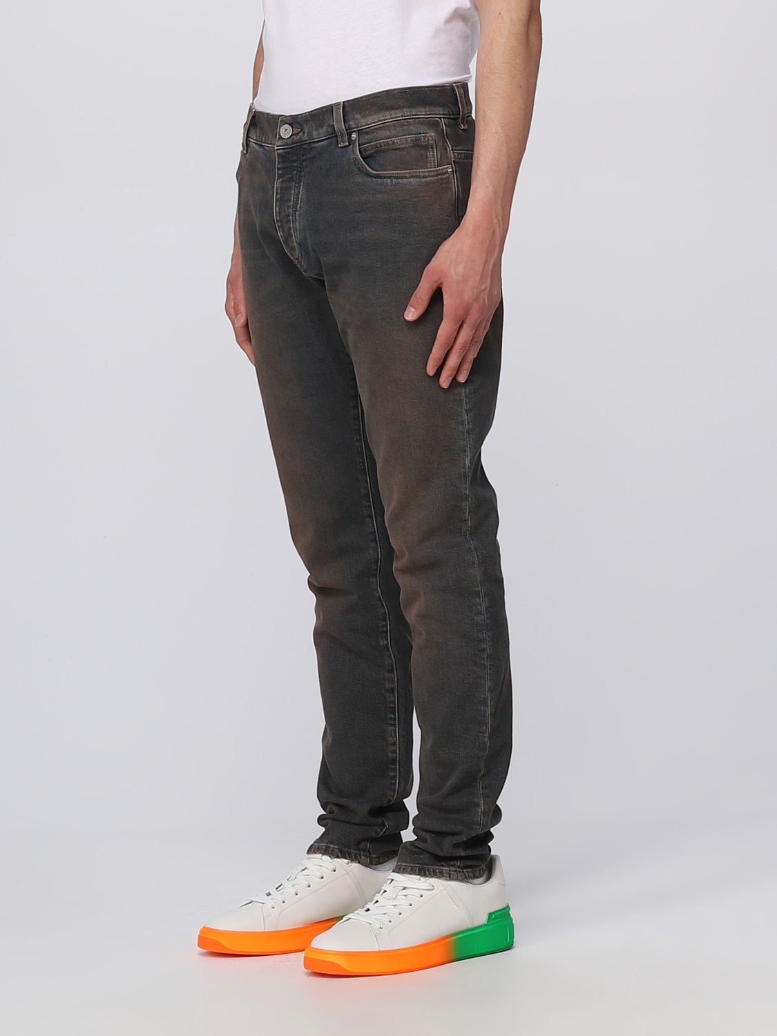 denim jeans - Blue | Balmain AH1MG000DD04 online GIGLIO.COM