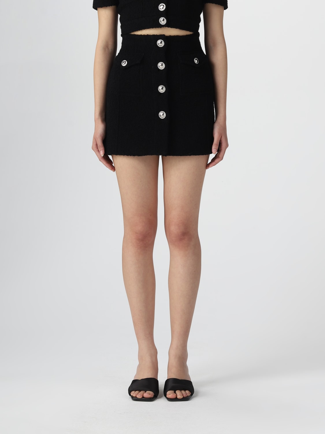 Skirt Alessandra Rich: Alessandra Rich skirt for women black 2