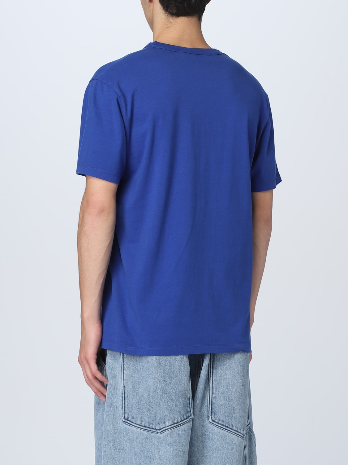 Maison Kitsuné Outlet: t-shirt for man - Blue | Maison Kitsuné t-shirt ...