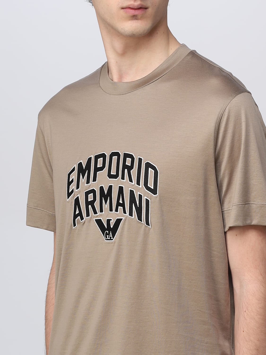 EMPORIO ARMANI エンポリオアルマーニ Tシャツ ベージュ