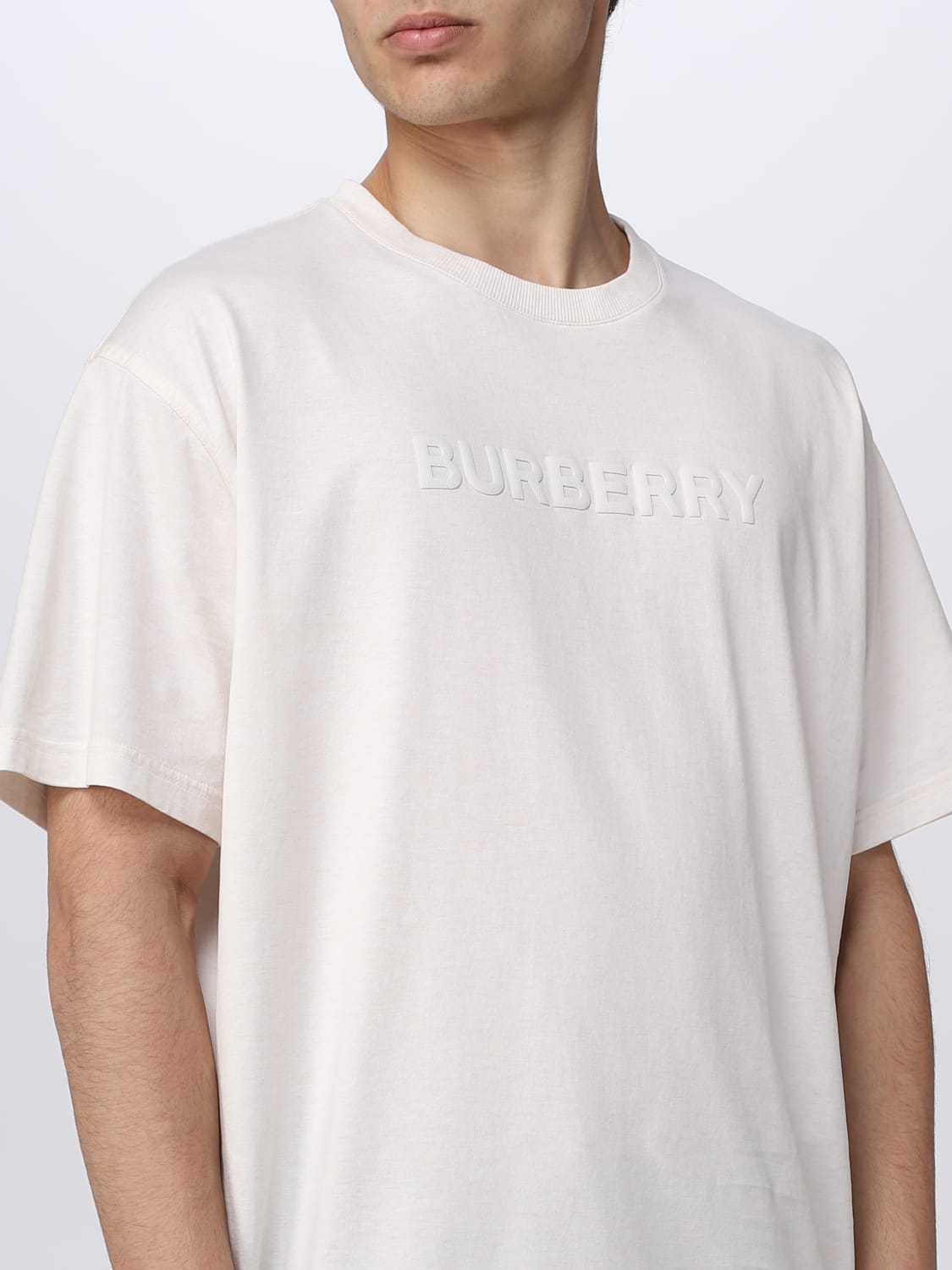 Burberryアウトレット：Tシャツ メンズ - グレー | GIGLIO.COM