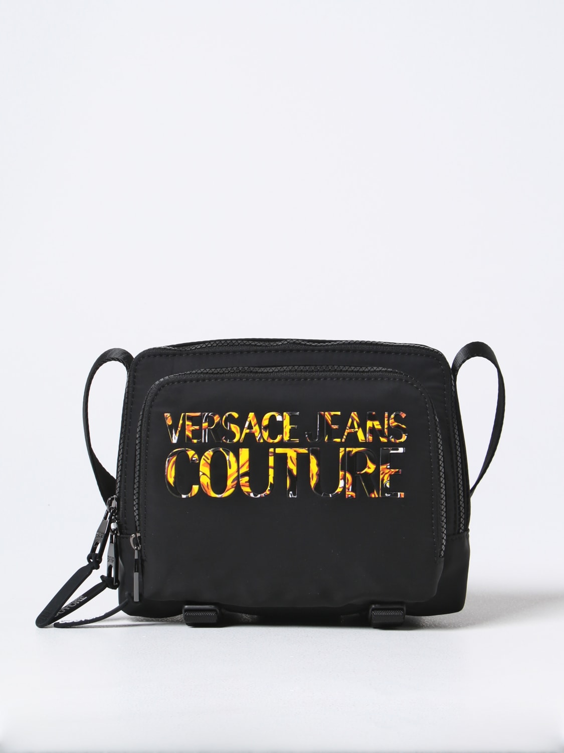 VERSACE JEANS COUTURE ショルダーバッグ ブラック | rishawnbiddle.org