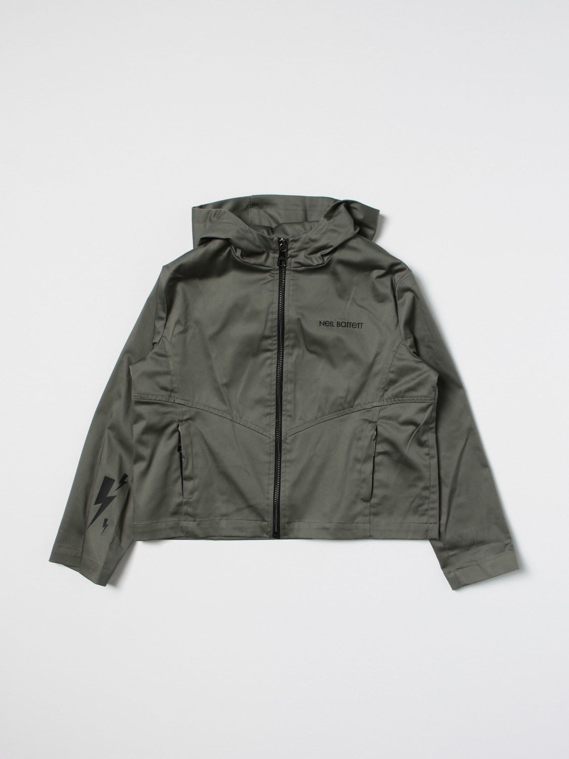 NEIL BARRETT: jacket for boys - Green | Neil Barrett jacket 033606