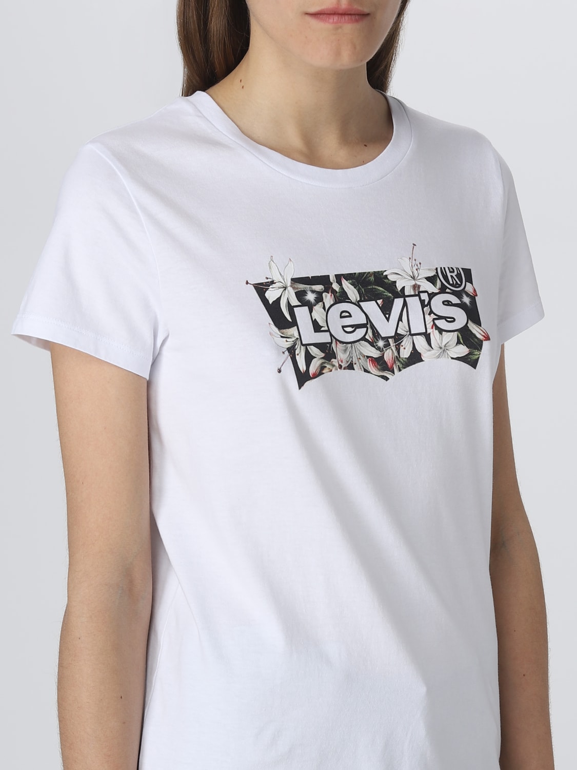Tシャツ リーバイス: Tシャツ Levi's レディース ホワイト 2