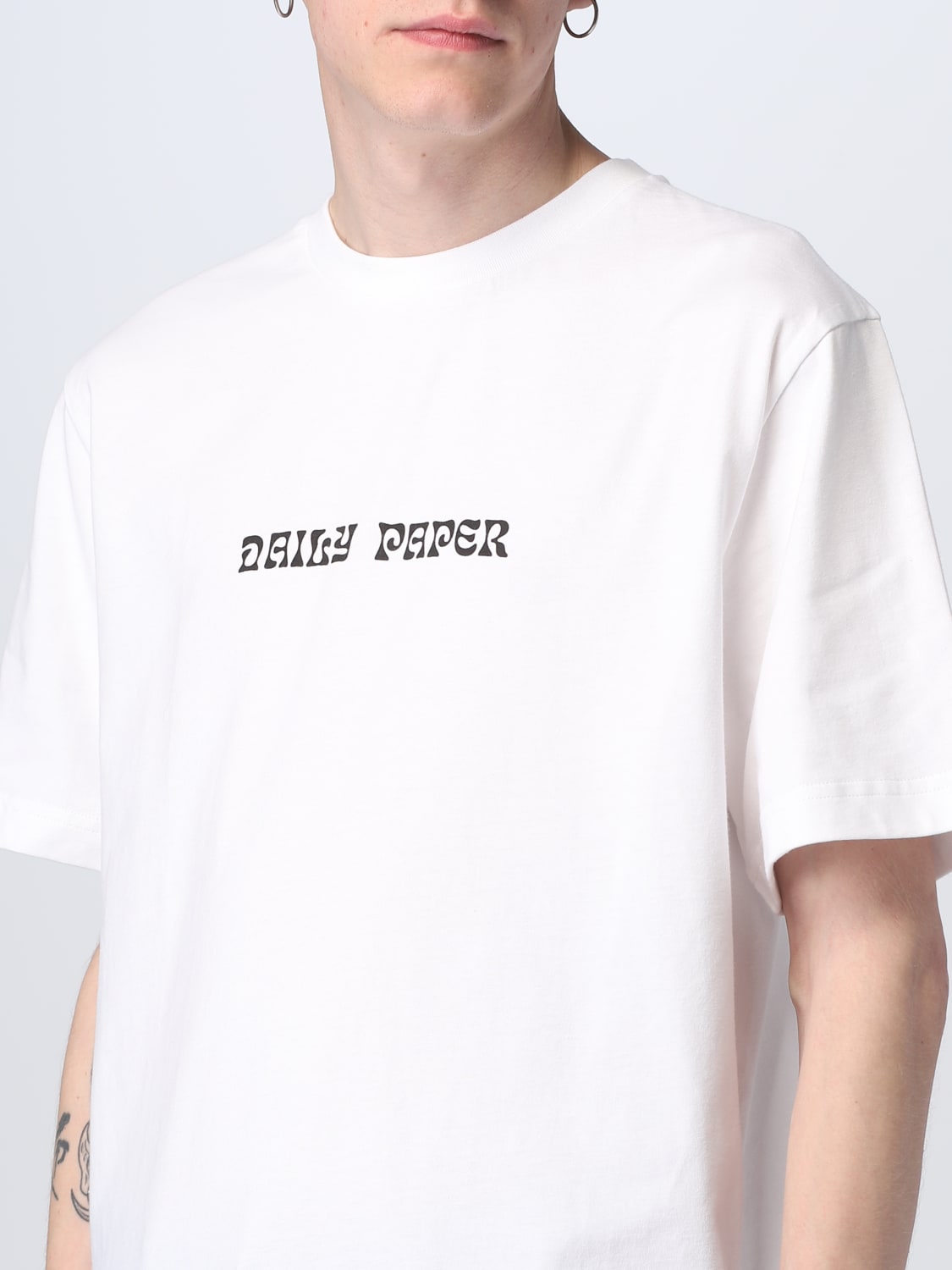 Daily Paper Outlet: t-shirt for man - White | Daily Paper t-shirt ...