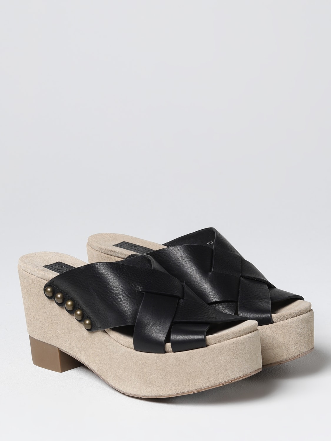 PEDRO heeled sandals for woman - Black | Pedro Garcia heeled sandals DELFINA_VACCHETTA online on GIGLIO.COM