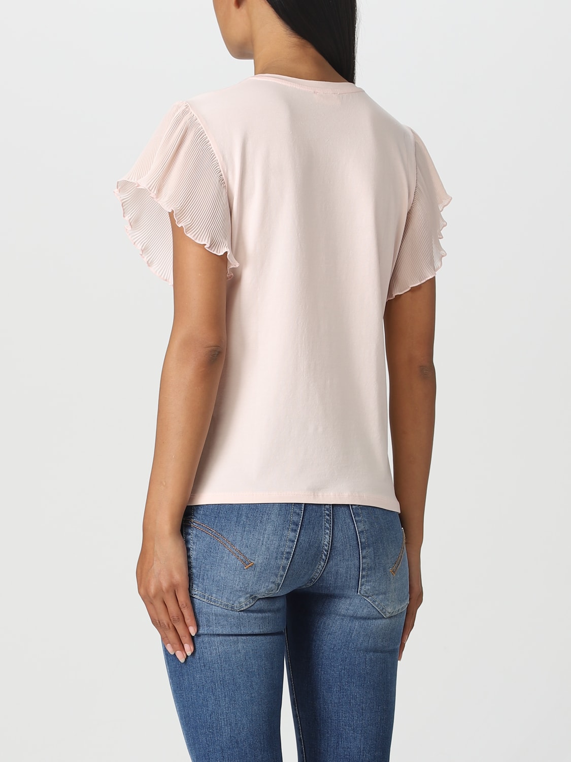 LIU JO: t-shirt for woman - Pink | Liu Jo t-shirt WA3361J5003 online on ...