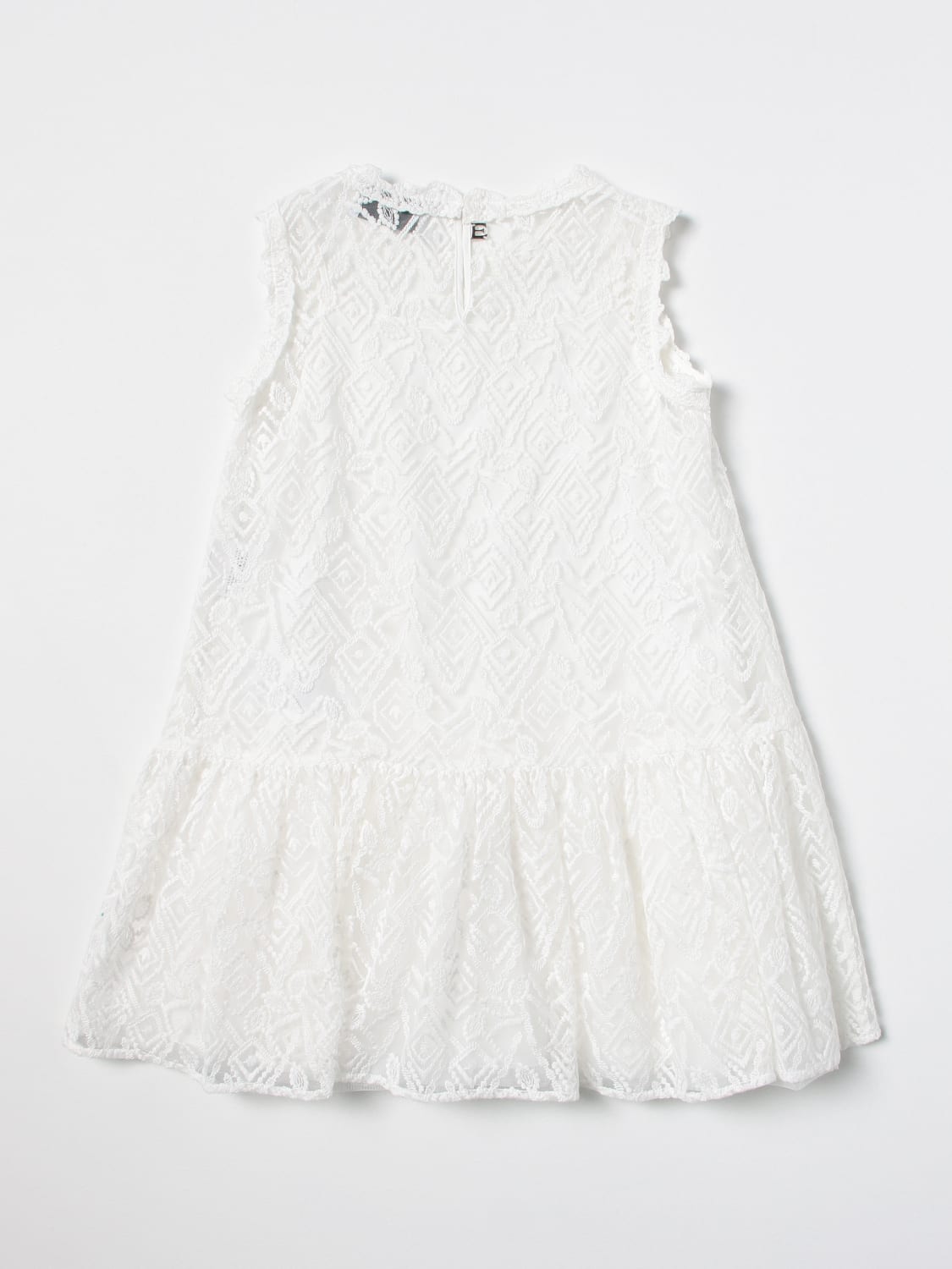 ERMANNO SCERVINO JUNIOR: dress for girls - Yellow Cream | Ermanno