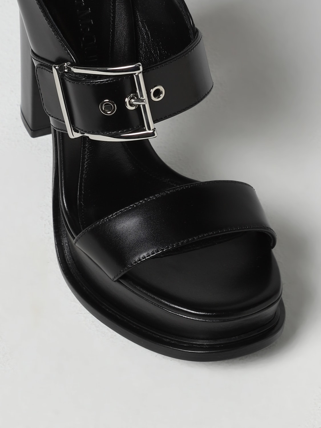 Alexander McQueen Leather Sandal
