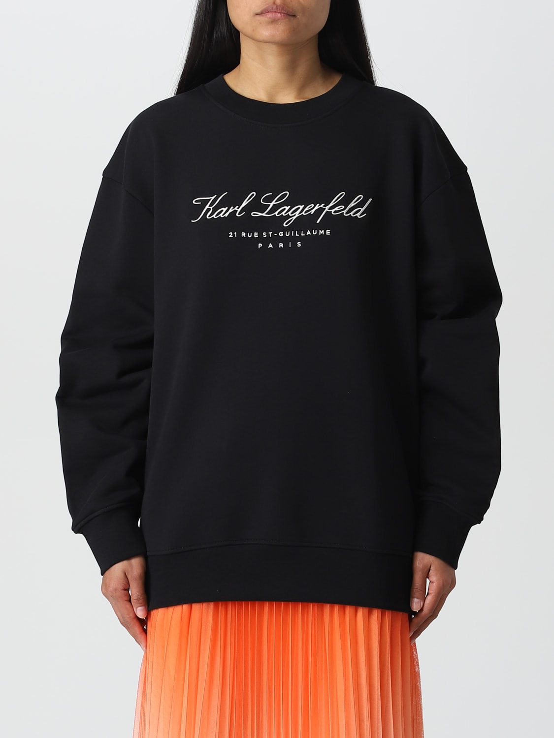 KARL LAGERFELD: Damen - Schwarz Karl Sweatshirt 231W1800 online auf GIGLIO.COM