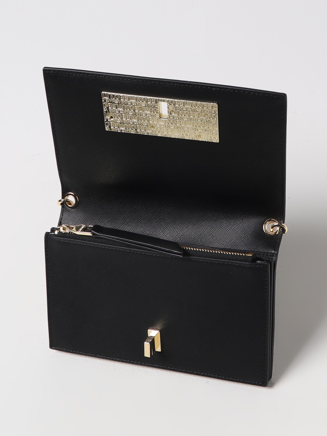 Portafoglio Versace Jeans Couture: Borsa wallet Versace Jeans Couture in pelle sintetica saffiano nero 2