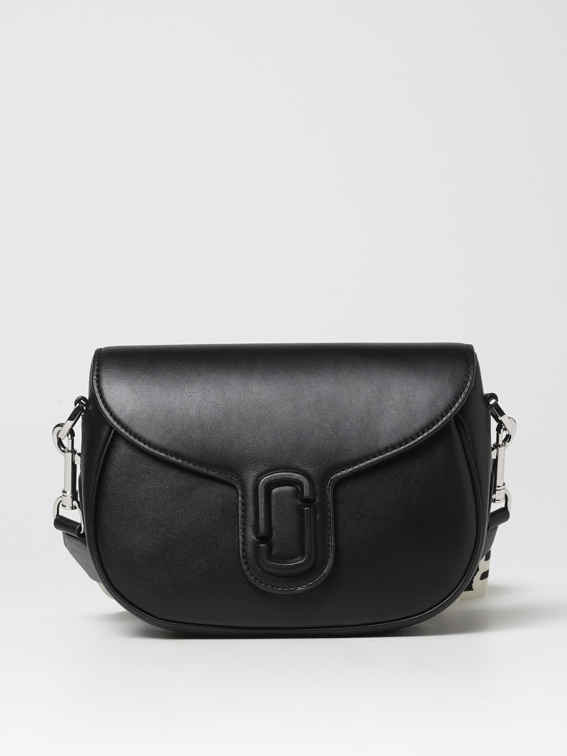Marc Jacobs Black & Grey 'The Snapshot' Shoulder Bag
