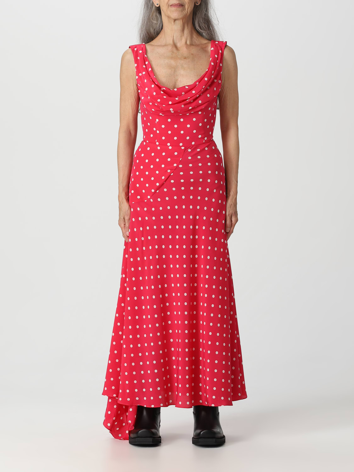 Dress Alessandra Rich: Alessandra Rich dress for women strawberry 2