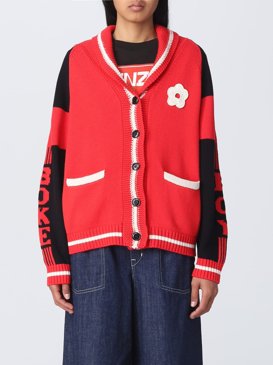 KENZO: for woman - Red | Kenzo jacket online on GIGLIO.COM