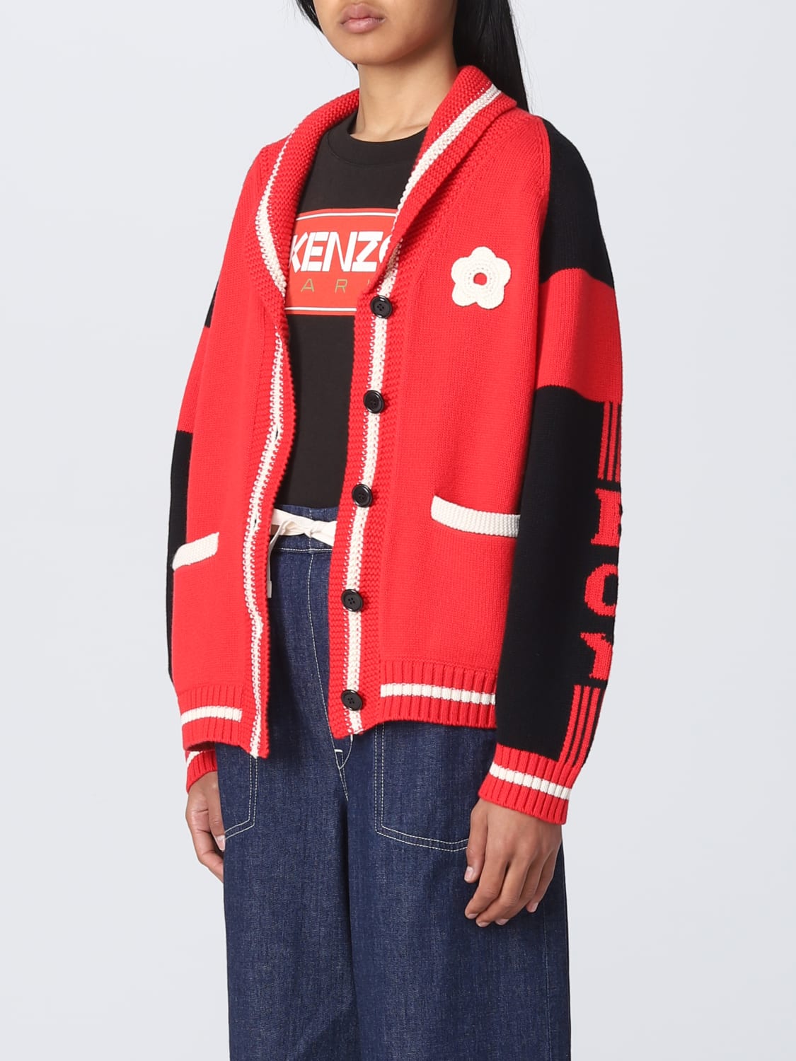 KENZO: for woman - Red | Kenzo jacket online on GIGLIO.COM