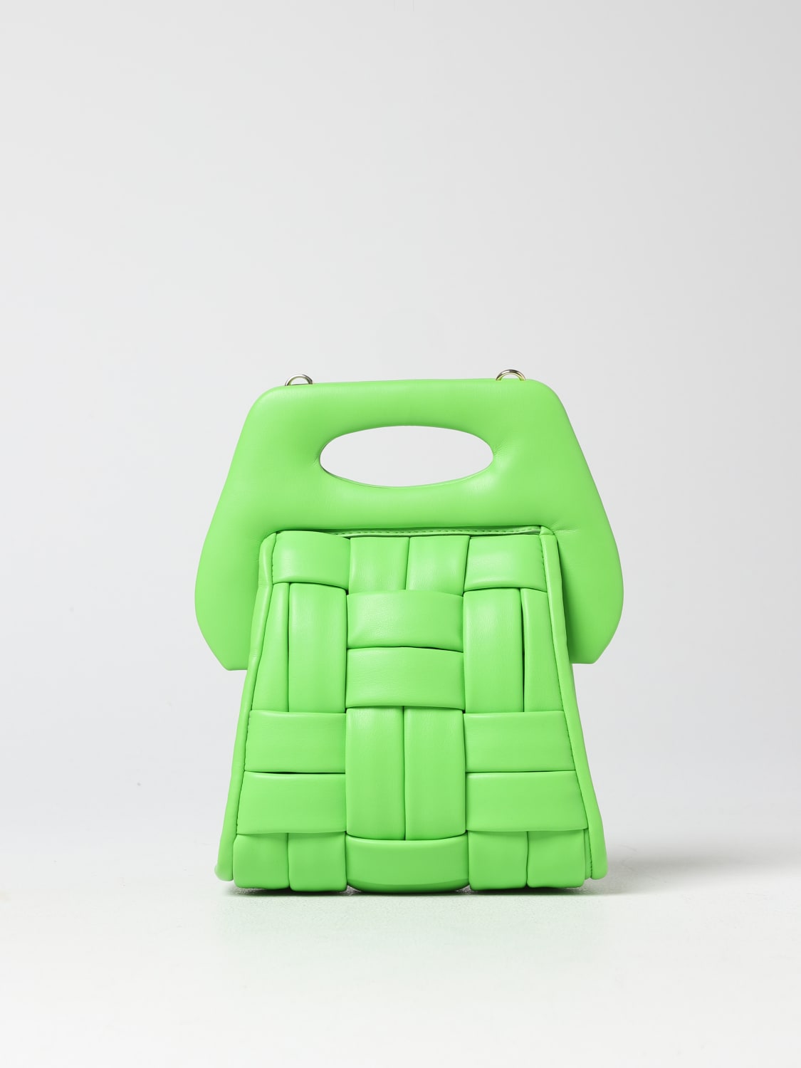 Мини-сумка Themoirè: Мини-сумка Themoirè для нее зеленый 2