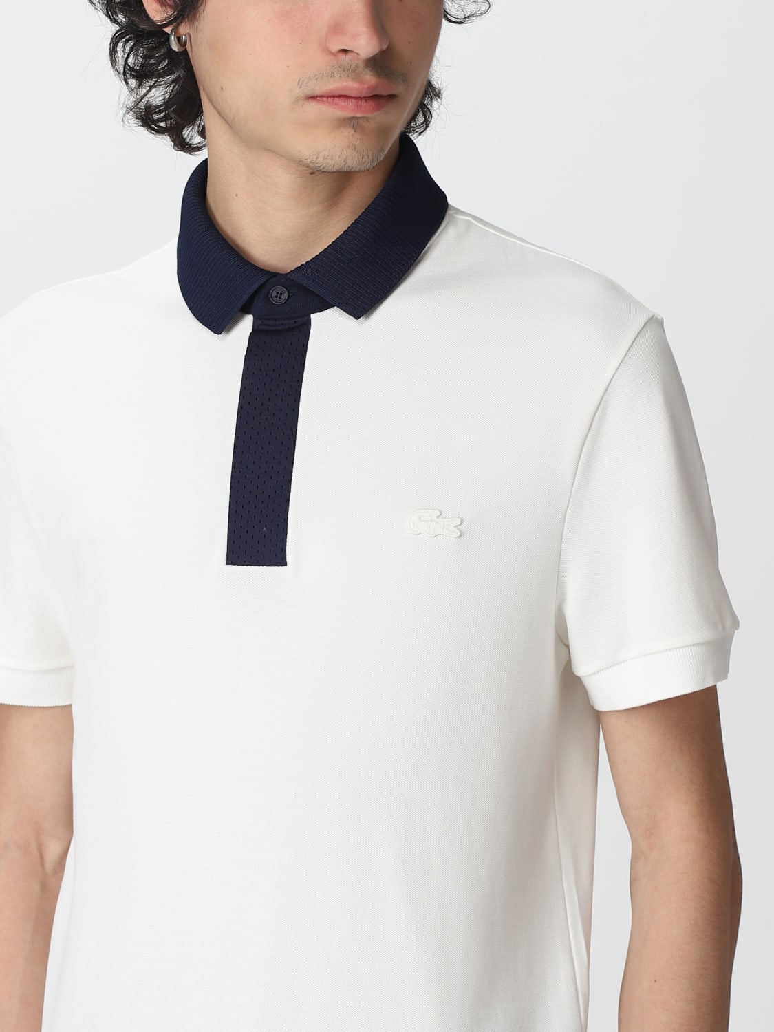 LACOSTE: polo shirt for man - White | Lacoste polo PH5367 on GIGLIO.COM