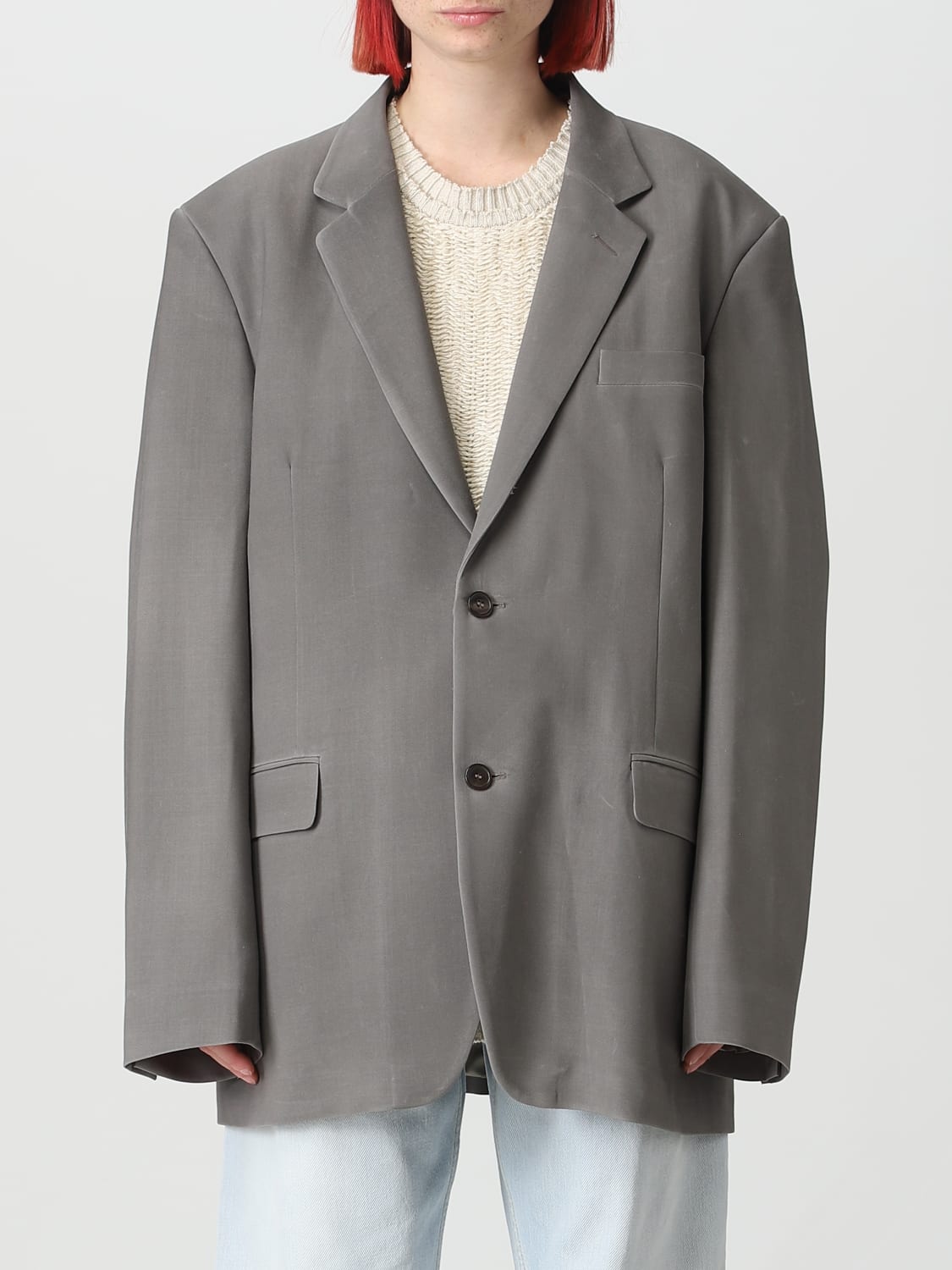 Maison Margiela Outlet: jacket for woman - Grey | Maison Margiela