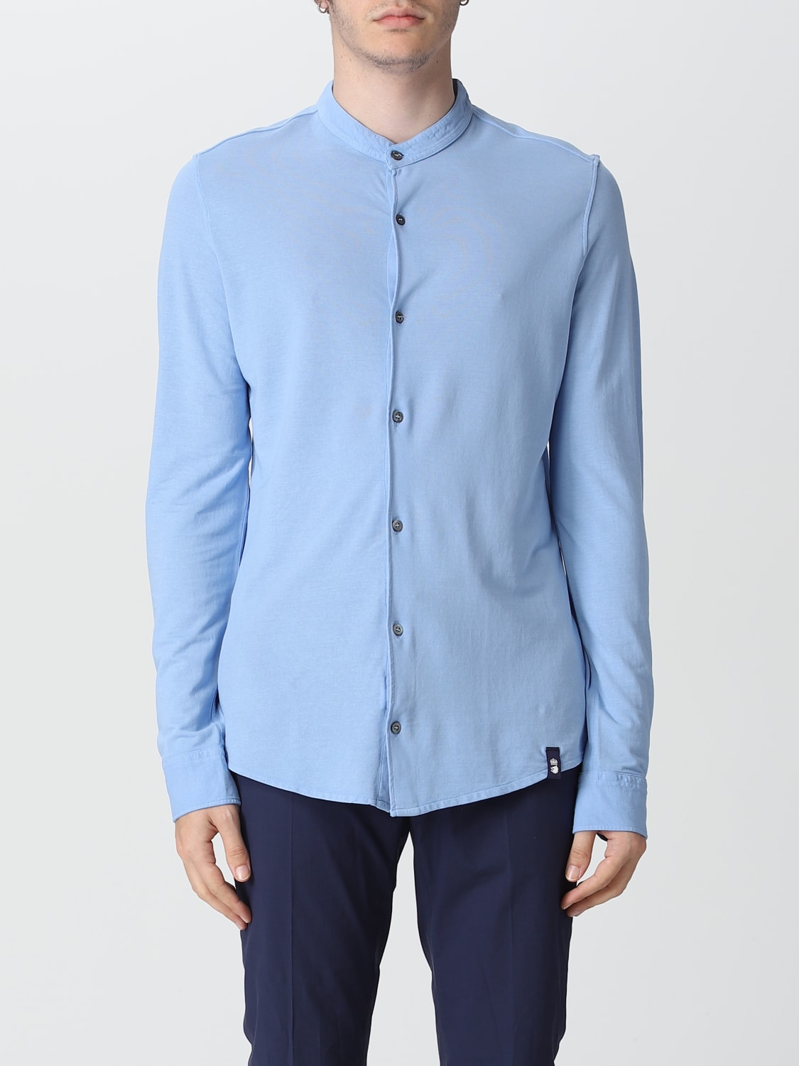 Shirt Drumohr: Drumohr shirt for men gnawed blue 2