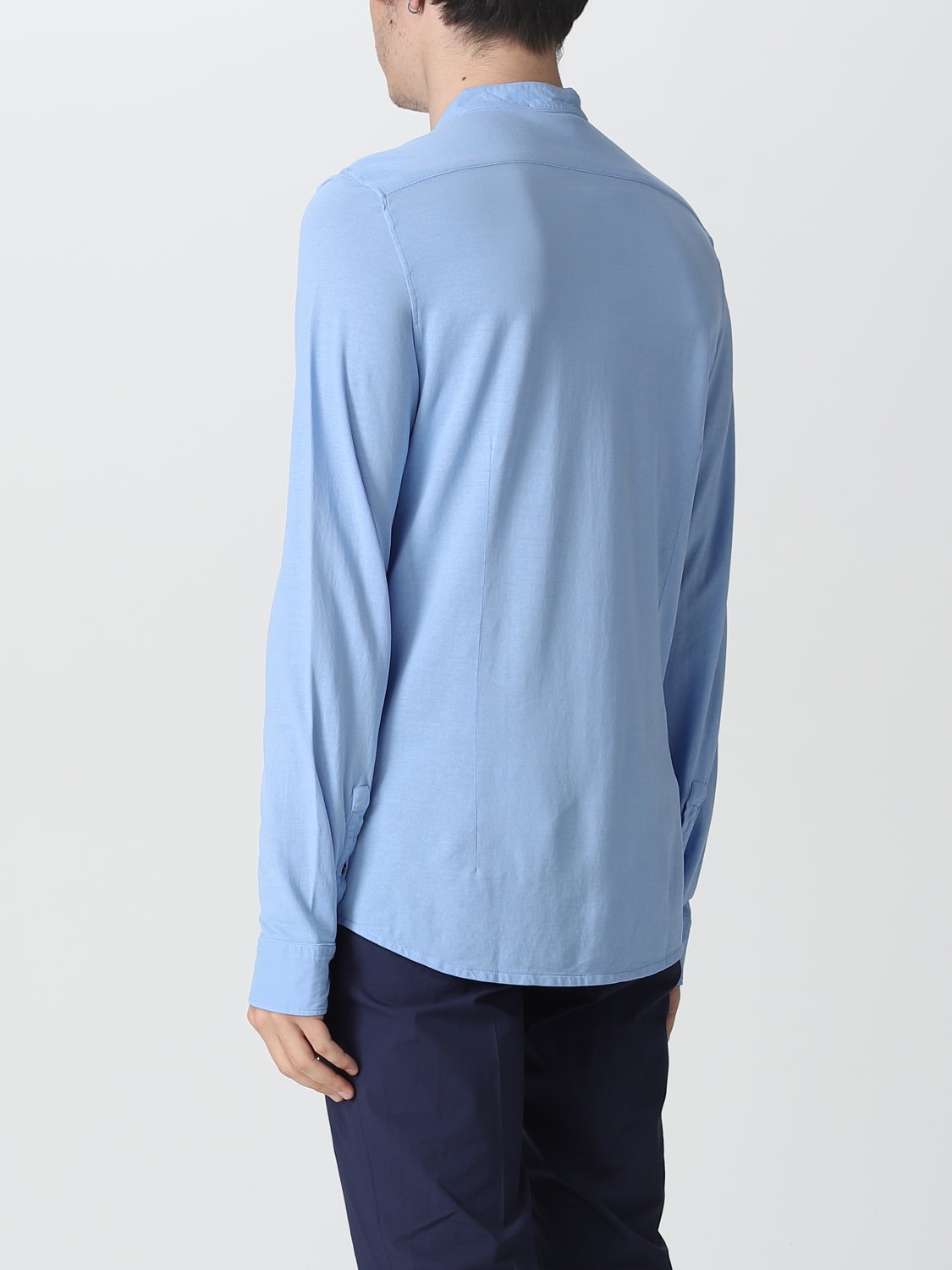 Shirt Drumohr: Drumohr shirt for men gnawed blue 2