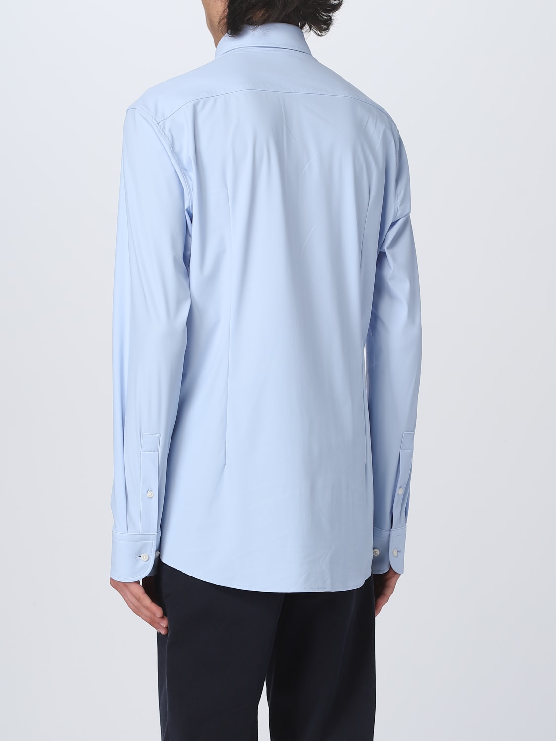 BOSS: shirt for man - Gnawed Blue | Boss shirt 50490361 online on ...