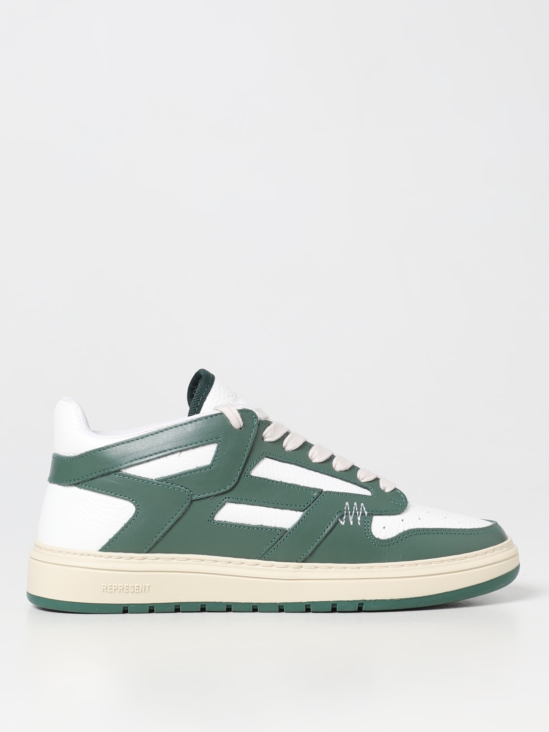 REPRESENT: sneakers for man - Green | Represent sneakers M12049 online ...