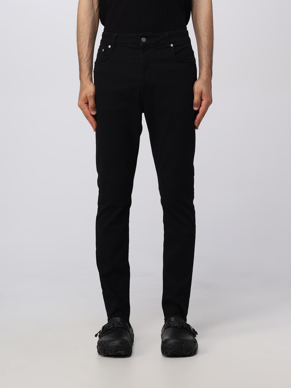 REPRESENT: pants for man - Black | Represent pants M07043 online at ...