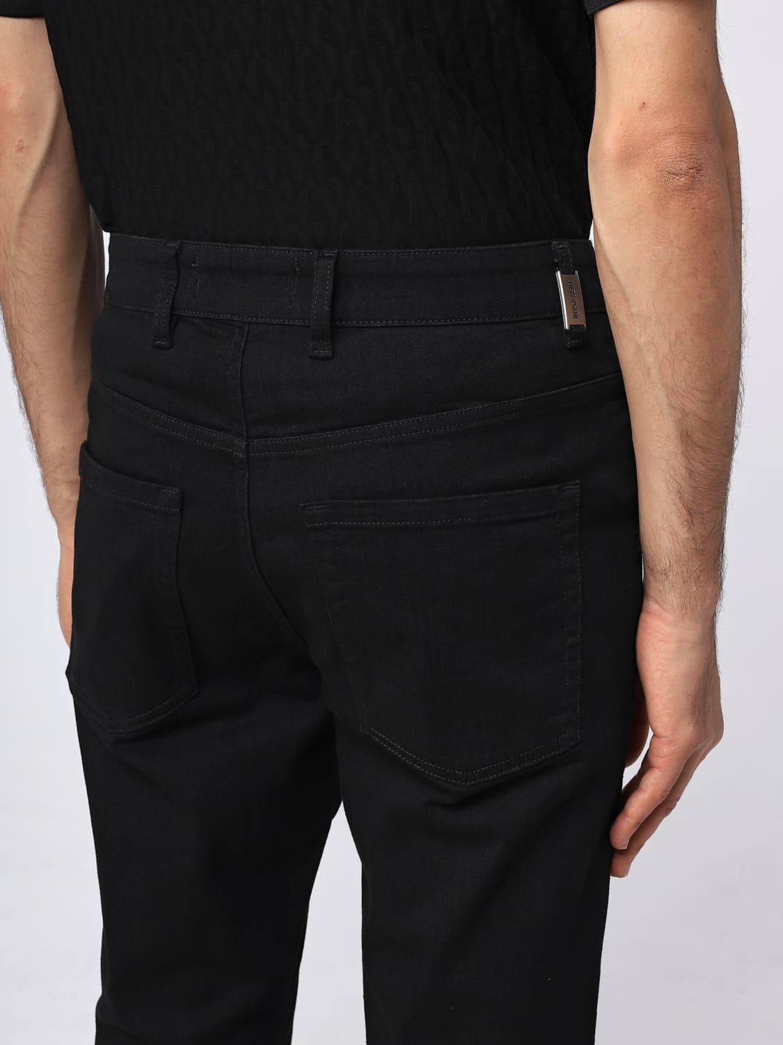 Pantalone Represent: Pantaloni Represent in cotone stretch nero 2