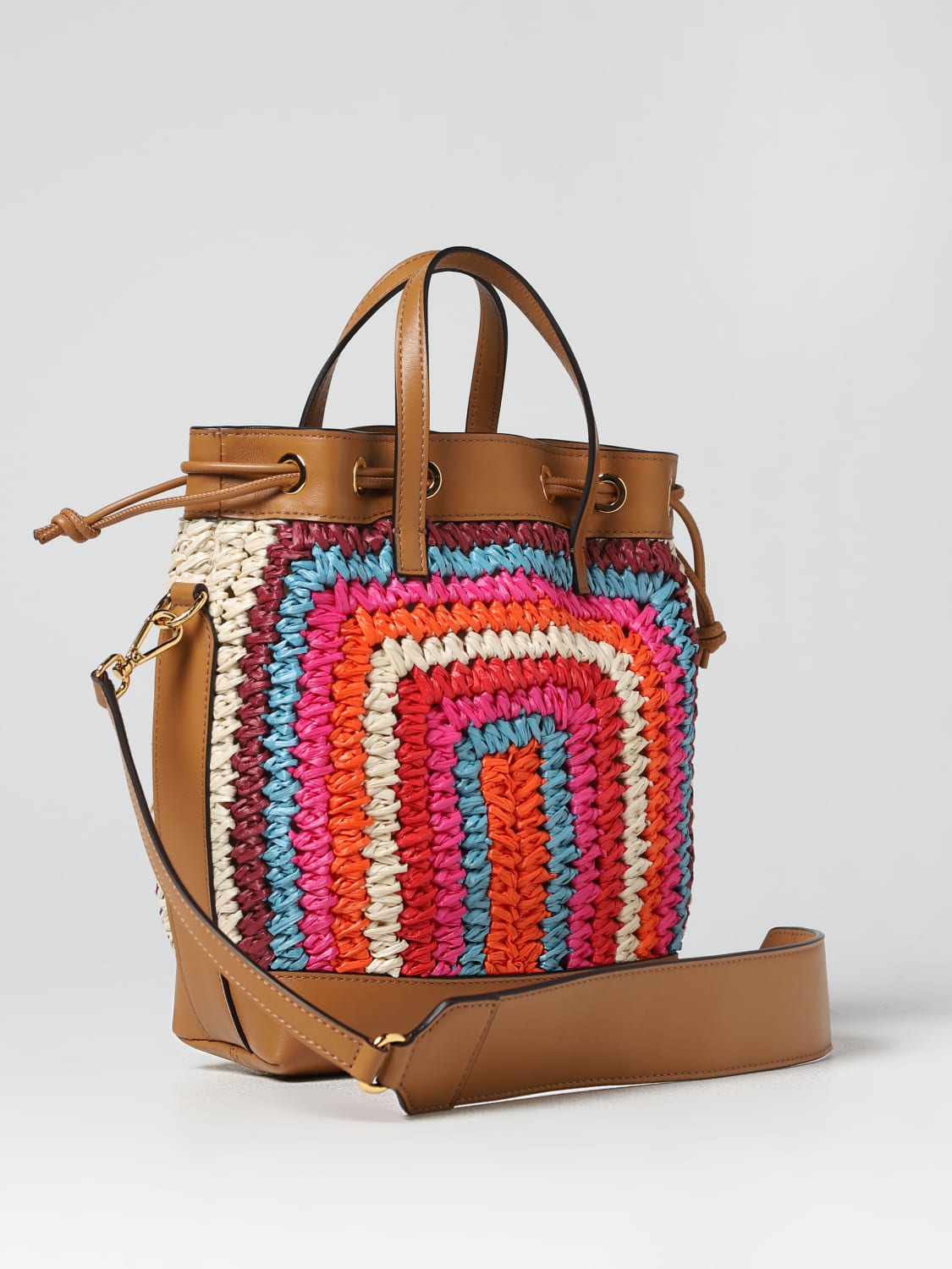 Etro Logo-embroidered Top Handle Bag in Blue