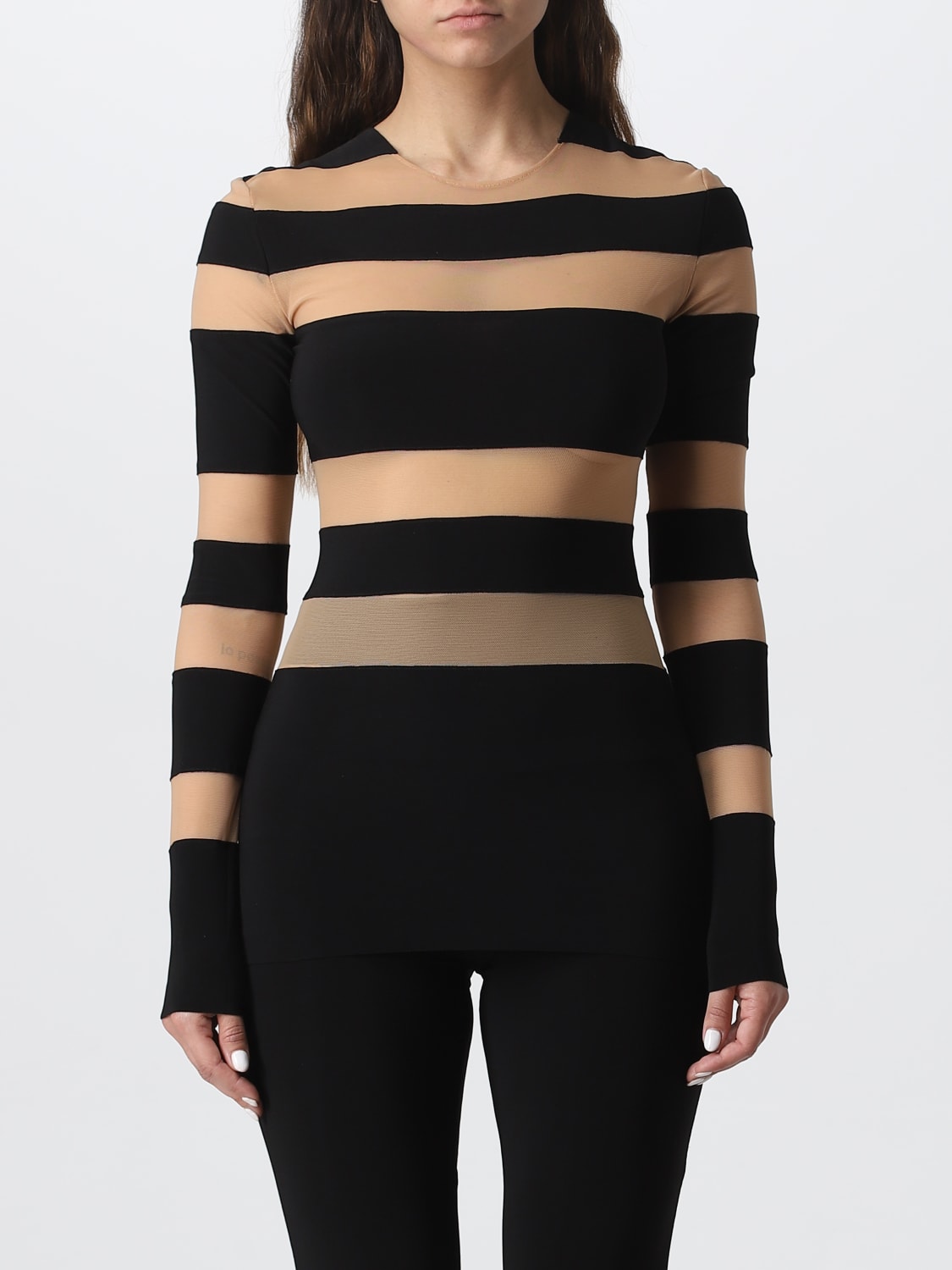 NORMA KAMALI: sweater for woman - Black | Norma Kamali sweater ...