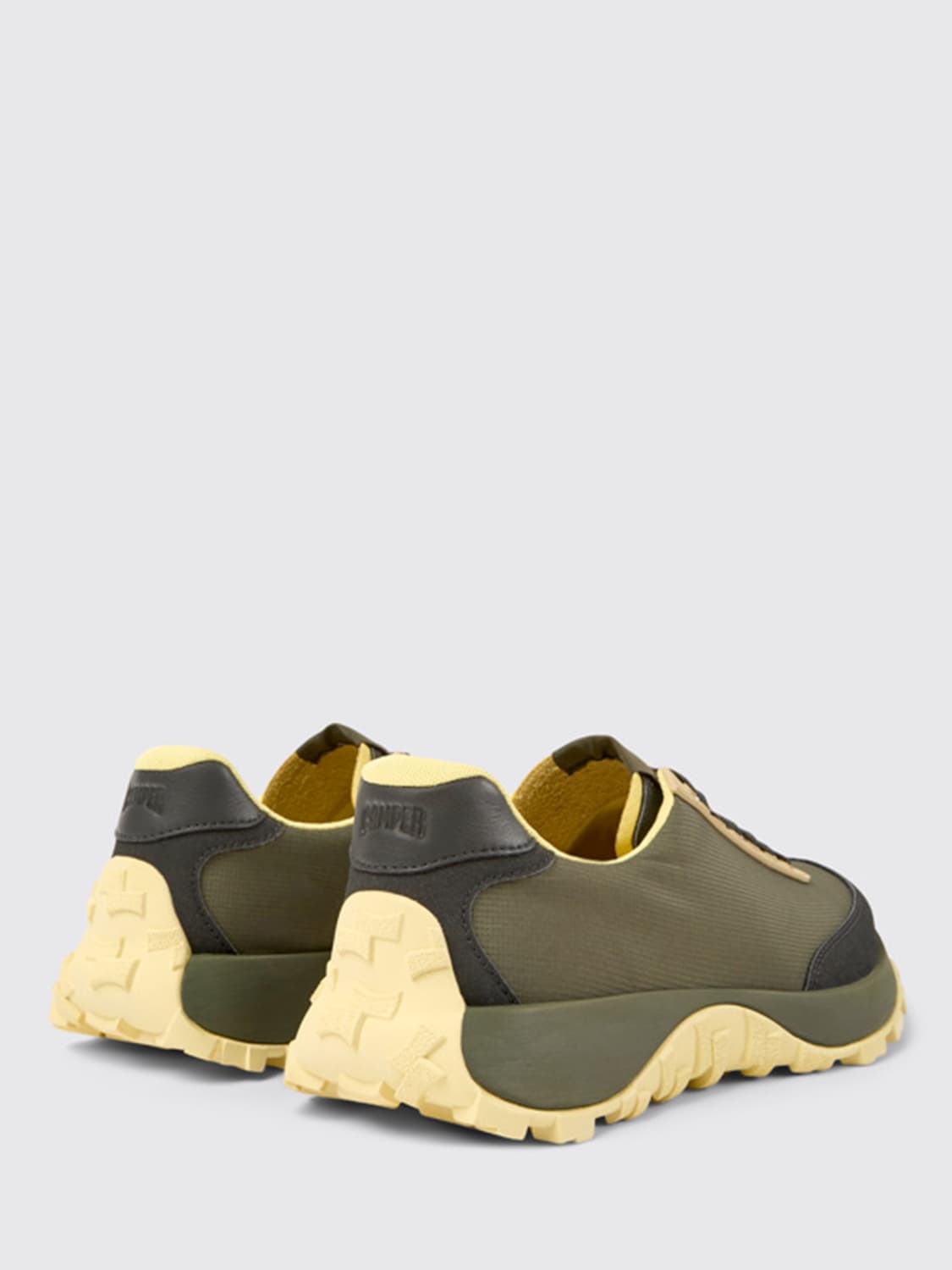CAMPER: Drift Trail sneakers in leather - Green | Camper sneakers ...