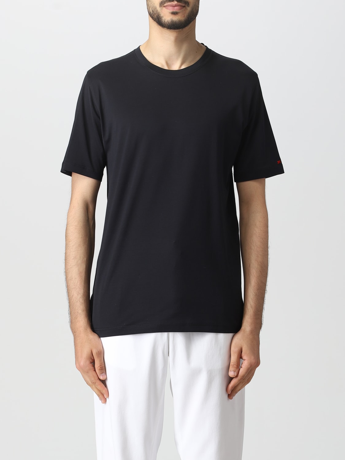 T-Shirt Kiton: Kiton Herren T-Shirt schwarz 2